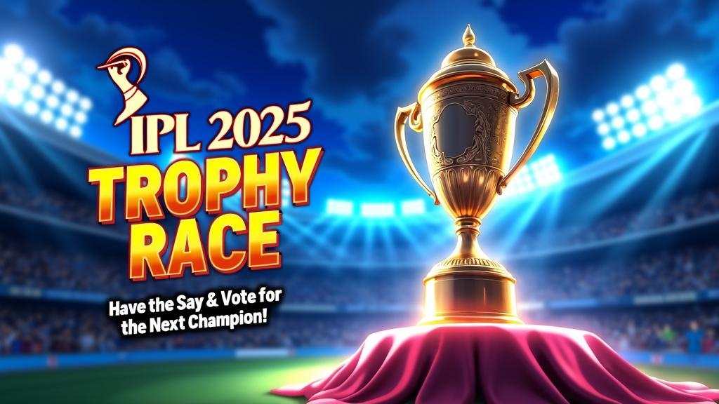 IPL 2025 Trophy Race: Have Your Say & Vote for the Next Champion!