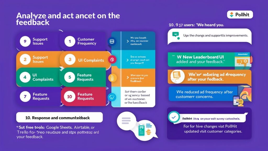 Analyze and Act on the Feedback