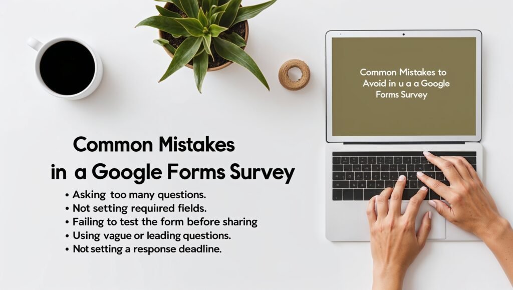 Common Mistakes to Avoid in a Google Forms Survey
