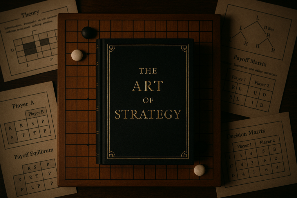 The Art of Strategy book cover illustrating game theory principles applied to business and competitive strategy